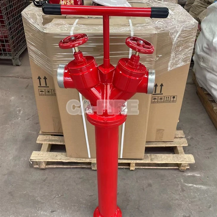 Two Way Pillar Fire Hydrant For Fire Fighting