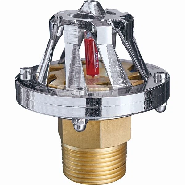 Feuerbeständiger Glaskolben-Messing-Sprühwassersprinkler für industrielle Brandschutzsysteme