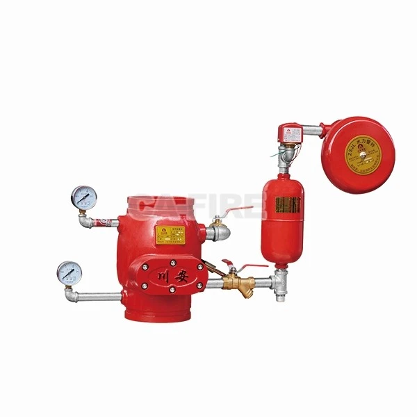 groove wet alarm valve