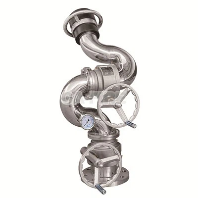 Feuerwarngerät mit Getriebe aus Edelstahl