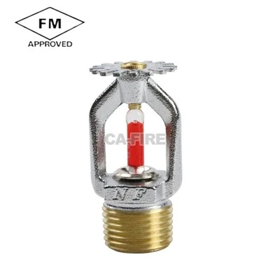 FM K5.6 Feuersprinkler, aufrecht, hängende Installation, zuverlässiger Feuerunterdrückungs-Sprinklerkopf